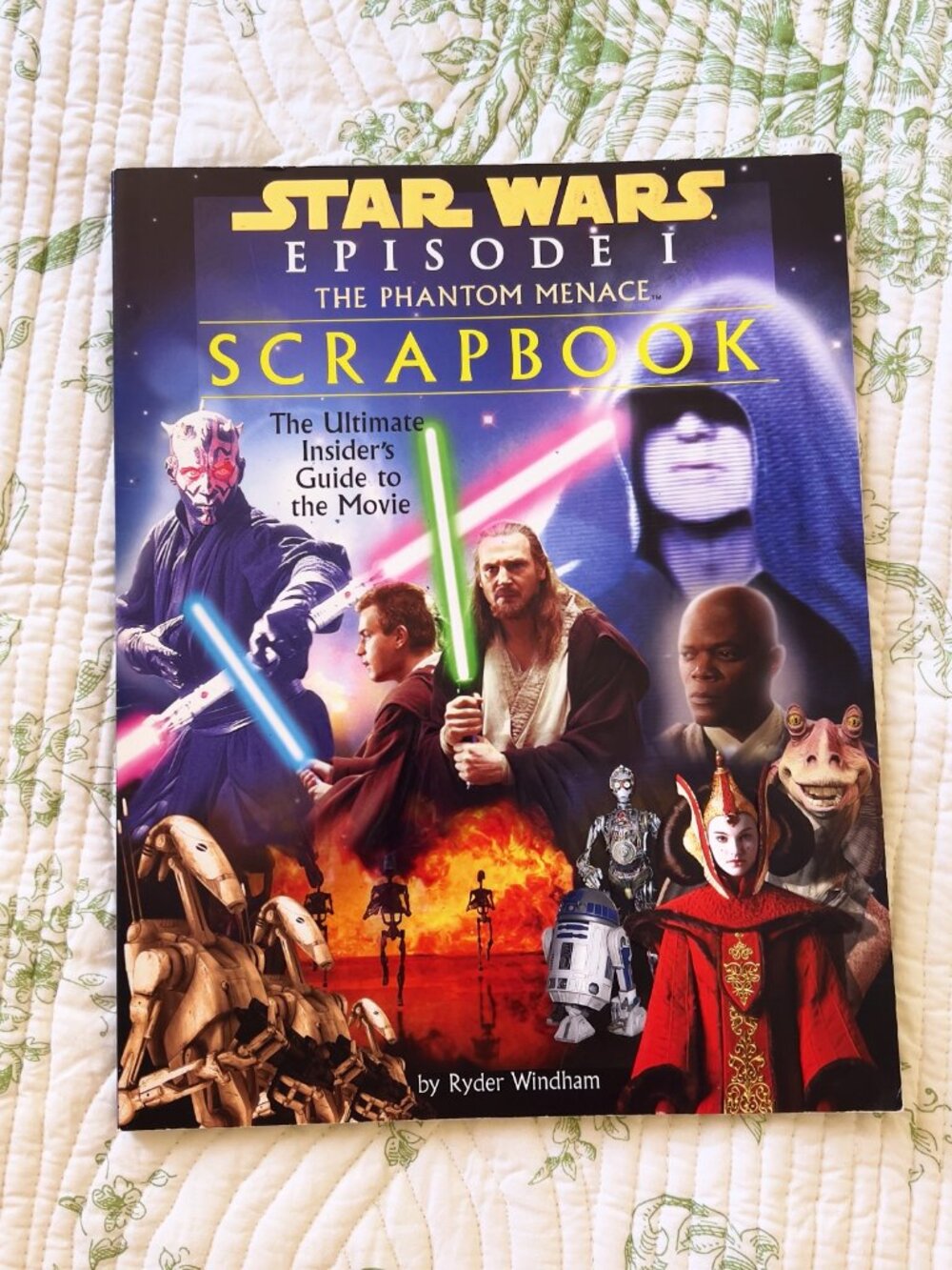 Star Wars Episode I Phantom Menace Scrapbook by Ryder Windham 1999